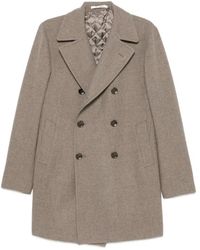 Tagliatore - Jassen ,Bruin ,Wol C-Stephan Coat - Lyst