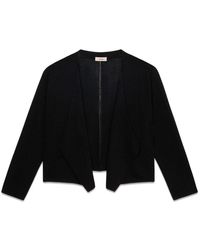 Oltre - Kurzer Lurex-Cardigan - Lyst