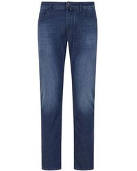 Jacob Cohen - Blaue Slim Fit Bard Jeans - Lyst