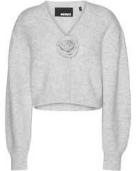 ROTATE BIRGER CHRISTENSEN - V-Neck Knitwear - Lyst
