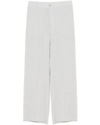 Barena - Broeken ,Wit ,Lezier Zilveren Broek - Lyst