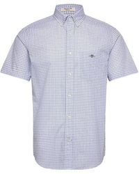 GANT - Short Sleeve Shirts - Lyst