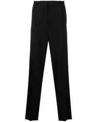BOTTER - Broeken ,Zwart ,Wol Klassieke Pantalon Met Plooi - Lyst
