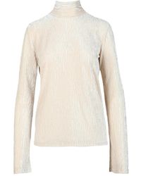 forte_forte - Truien & Vesten ,Wit ,Polyester Turtleneck Truien - Lyst