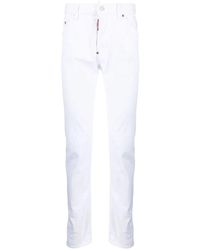 DSquared² - Jeans ,Wit ,Katoen Bull Cool Guy Slim Fit Jeans - Lyst