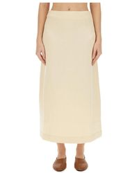 Jil Sander - Rokken ,Wol Midi Rok - Lyst