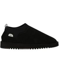 Suicoke - Schoenen ,Zwart ,Leer Ron Mid Slip-On - Lyst