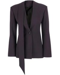 The Attico - Jassen ,Paars Blazers - Lyst