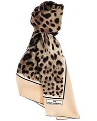 Dolce & Gabbana - Silk Scarves - Lyst