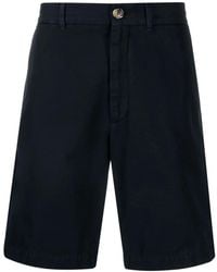 Brunello Cucinelli - Cotton Gabardine Bermuda Shorts - Lyst
