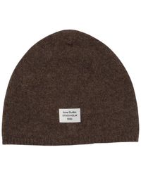 Acne Studios - Accessoires ,Bruin ,Kasjmier Kassias Beanie - Lyst