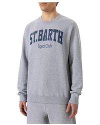 Mc2 Saint Barth - Baumwoll-Sweatshirt Mit St. Barth-Print - Lyst
