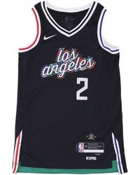 Nike - Fitness ,Zwart ,Polyester Basketbal Tank Top City Edition Kawhi Leonard - Lyst