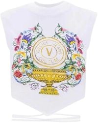 Versace Jeans Couture - Sleeveless Tops - Lyst