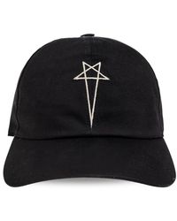 Rick Owens - Accessoires ,Zwart ,Katoen Baseball Cap - Lyst