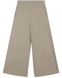 10Days - Broeken ,Grijs ,Katoen Wide-Leg Jogger Broek - Lyst