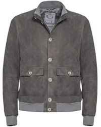 Gimo's - Jassen ,Suède Suède Polo Jas - Lyst