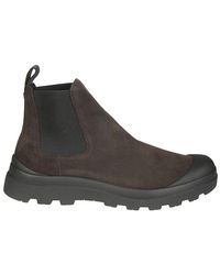 Pànchic - Leder knöchelstiefel gummisohle - Lyst