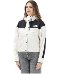 The North Face - Windjacke Mountain Mono Schwarz Und Weiß - Lyst