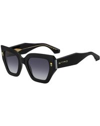 Etro - Schwarz/Grau Schattierte Sonnenbrille - Lyst