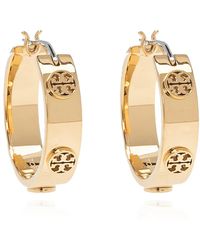 Tory Burch - Orecchini A Cerchio Miller Con Borchie - Lyst