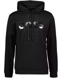 BOSS - Soody Mirror Hoodie - Lyst