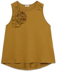 Oltre - Sleeveless Tops - Lyst