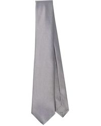 Emporio Armani - Graues gewebtes jacquard krawatte,sand gewebte jacquard krawatte,ties - Lyst