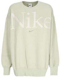 Nike - Oversized Crewneck Sweatshirt Met Logo - Lyst