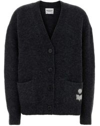 Isabel Marant - Truien & Vesten ,Grijs ,Nylon Eborah Cardigan - Lyst