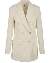 SOLOTRE - Jassen ,Wit ,Witte Jas Voor - Lyst