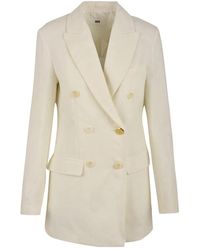 SOLOTRE - Weiße jacke - Lyst