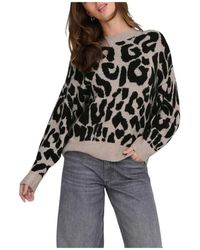 Jacqueline De Yong - Round-Neck Knitwear - Lyst
