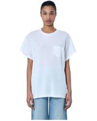 KHAITE - Tops ,Wit ,Katoen Mae T-Shirt - Lyst
