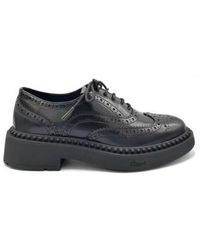Ash - Scarpe stringate in pelle bordeaux - Lyst