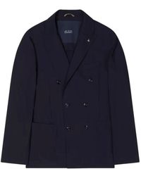 AT.P.CO - Jassen ,Blauw ,Svevo Jacket - Lyst