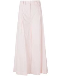 SOLOTRE - Broeken ,Roze ,Wijde Broek - Lyst