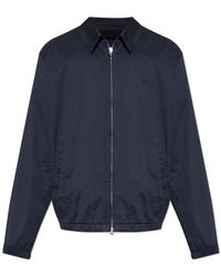Rag & Bone - Jassen ,Blauw ,Katoen Katoenen Jas Met Kraag - Lyst