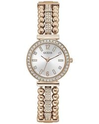 Guess - Donna bracciale acciaio inossidabile orologio - Lyst