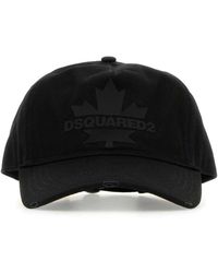 DSquared² - Klassieke Zwarte Baseballpet - Lyst