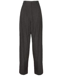 Alysi - Straight Trousers - Lyst