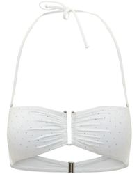 Sundek - Badmode ,Wit ,Bandeau Bikini Top - Lyst