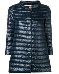 Herno - Jassen ,Blauw ,Blauwe A-Shape Donsjas - Lyst