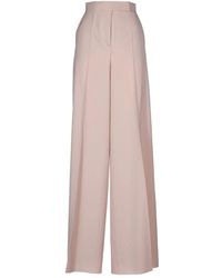 Max Mara - High-Waisted Wide-Leg Wollen Broek - Lyst