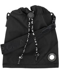 A.P.C. - Schwarze handtasche mit verstellbarem riemen - Lyst