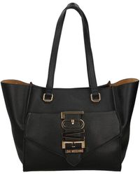 Moschino - Schwarze modische shopper tasche - Lyst