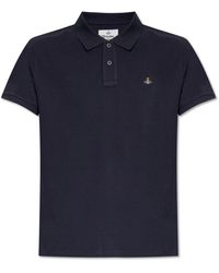 Vivienne Westwood - Polo in cotone con logo - Lyst