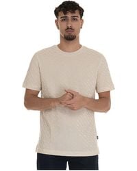 BOSS - T-Shirt Mit Logo, Kurzärmelig Und Rundhalsausschnitt - Lyst
