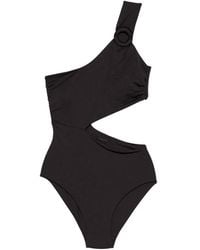 Fisico - One-Shoulder Badpak Uit Één Stuk - Lyst