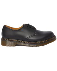 Dr. Martens - Schoenen ,Zwart ,Leer Leren Slip-On Schoenen Met Veters - Lyst